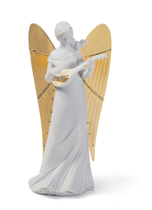 01007088 | Adorno de Navidad Júbilo celestial. Copa de árbol. Lustre oro