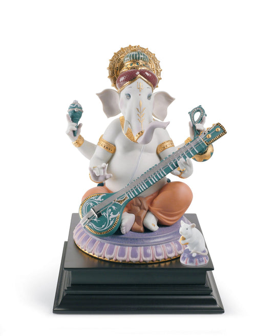01007181 | Figura Ganesha con veena. Serie limitada