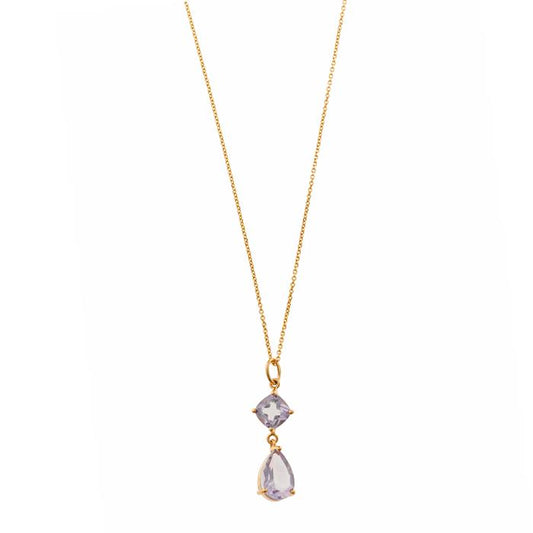 Collar chapado en dorado elegante