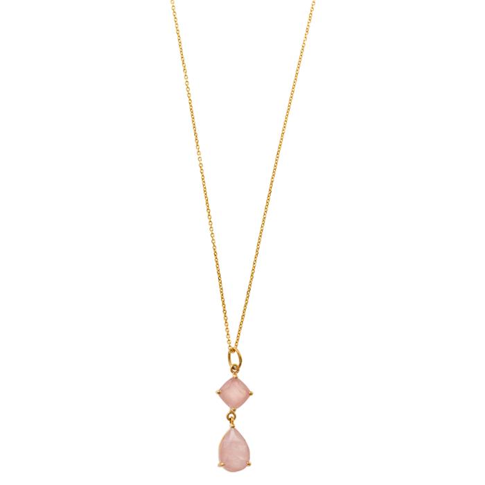Collar chapado en dorado elegante