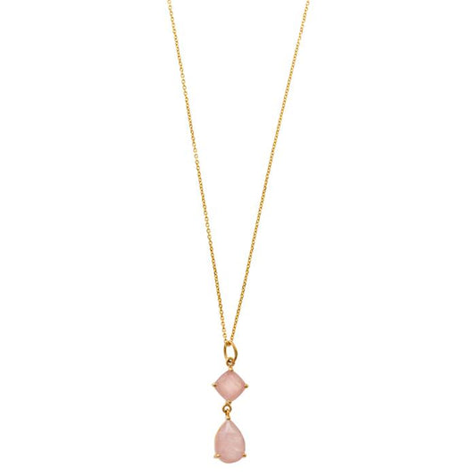 Collar chapado en dorado elegante