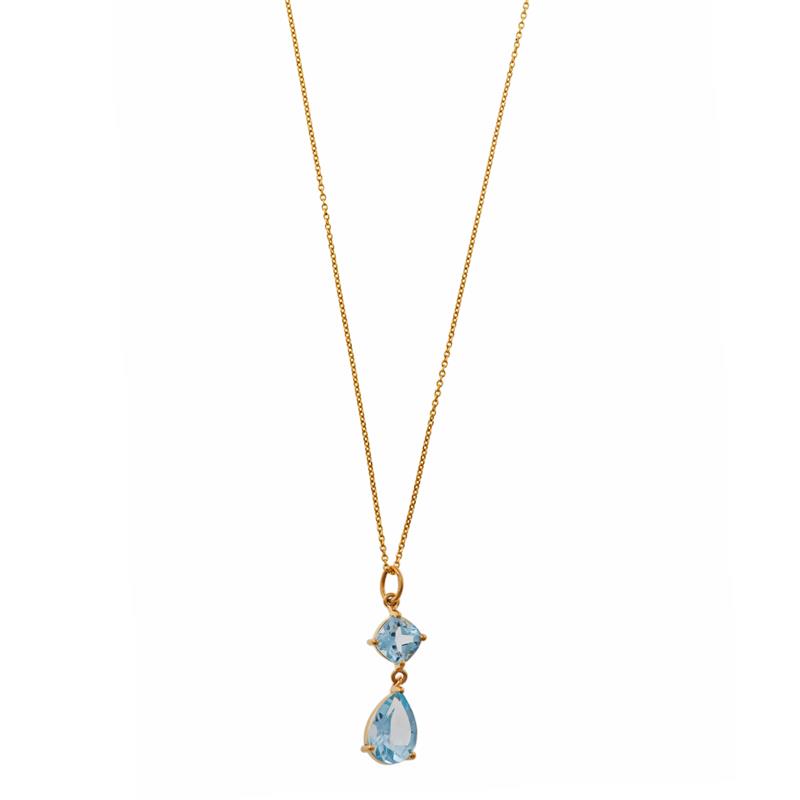 Collar chapado en dorado elegante