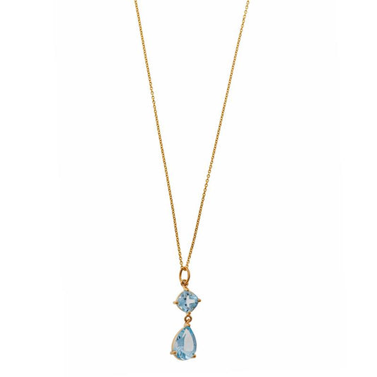 Collar chapado en dorado elegante