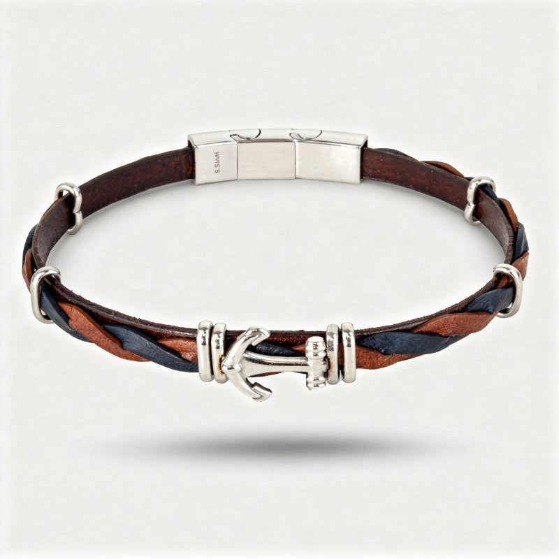 Pulsera "Aldgate" Ancla Duo | Olliver Abbott