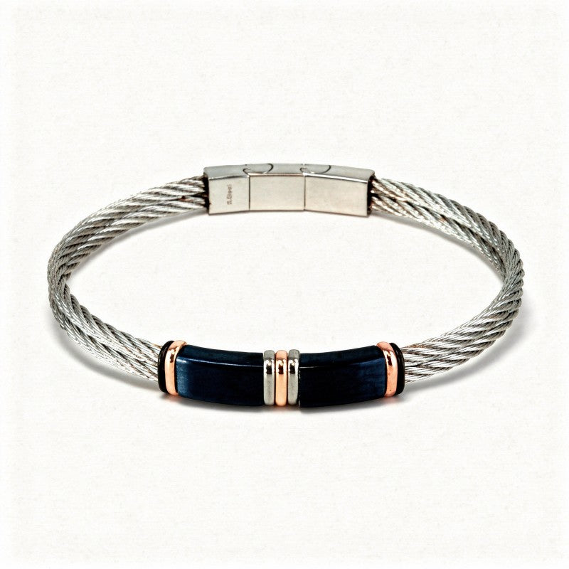 Pulsera "Aldgate" Black Gold | Olliver Abbott