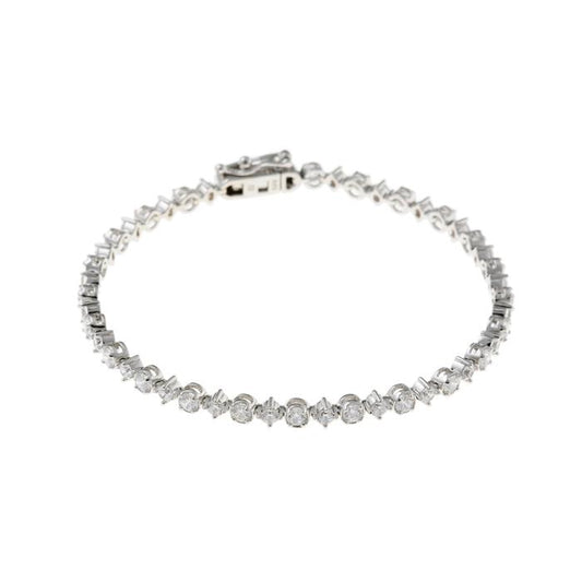 Pulsera elegante de plata