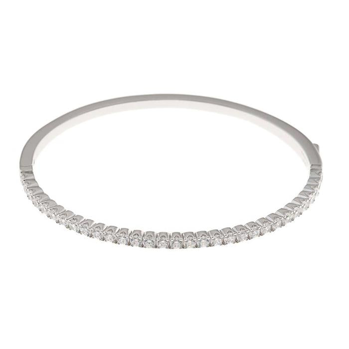 Brazalete elegante de plata