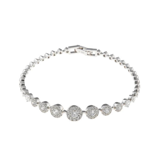 Pulsera elegante de plata