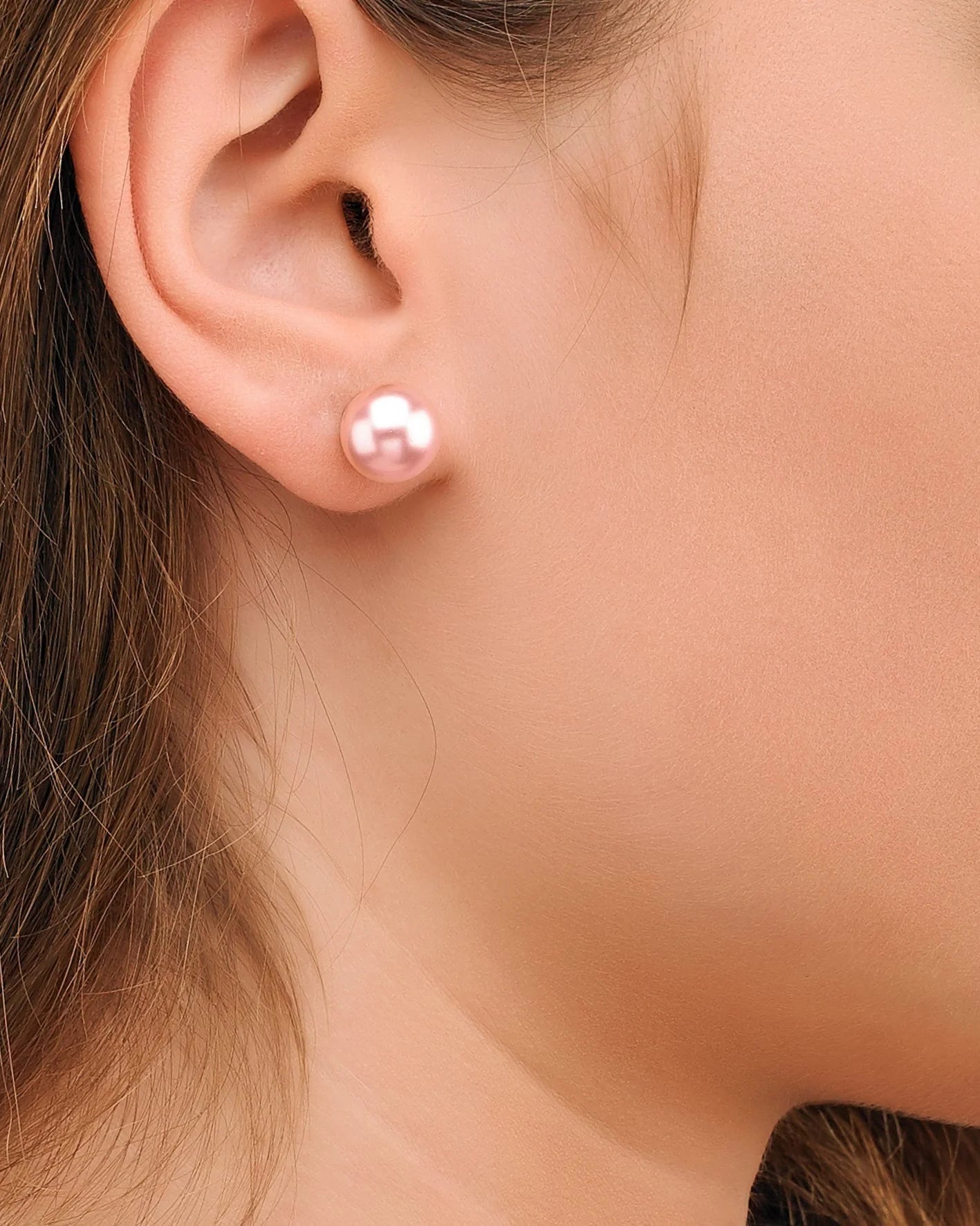 Pendientes Perla 10mm Rosa Lyra – Santacreu Store