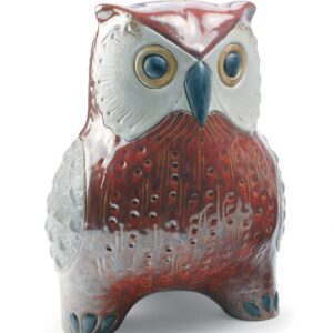 Figura Búho grande. Rojo – Santacreu Store