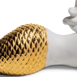 Figura sirena Soñando con el mar. Lustre oro – Santacreu Store