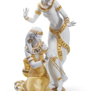 Figura mujeres Danzarinas del Nilo. Lustre oro. Serie limitada – Santacreu Store