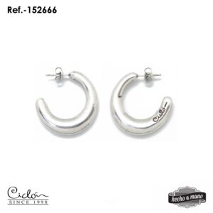 Pendientes Ciclon de líneas modernas – Santacreu Store