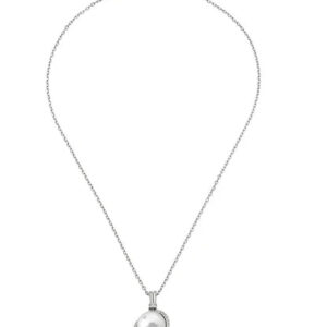 Collar de perla elegante en plata – Santacreu Store