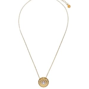 Collar de perla elegante en plata – Santacreu Store