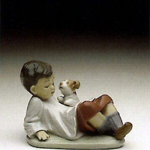 MONAGUILLO CON PERRITO Brillo – Santacreu Store