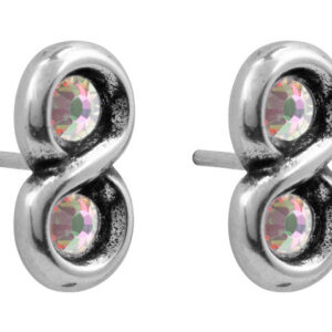 Pendientes Ciclon de líneas modernas -BLANCOS- – Santacreu Store