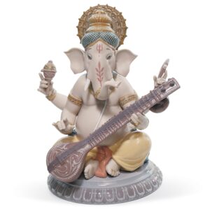 Figura Ganesha con veena – Santacreu Store