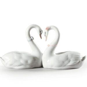 Figura cisnes Corazón blanco – Santacreu Store