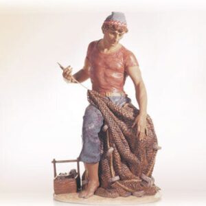 Marinero arreglando la red – Santacreu Store