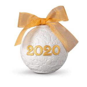 Bola Navidad 2020. Lustre oro – Santacreu Store
