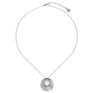 Collar de perla elegante en acero – Santacreu Store