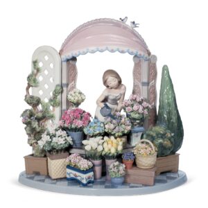 Escultura mujer Florecer romántico – Santacreu Store