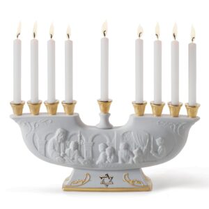Candelabro Menorah. Lustre oro – Santacreu Store