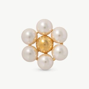 Broche Flor Perlas Blanco Kate – Santacreu Store