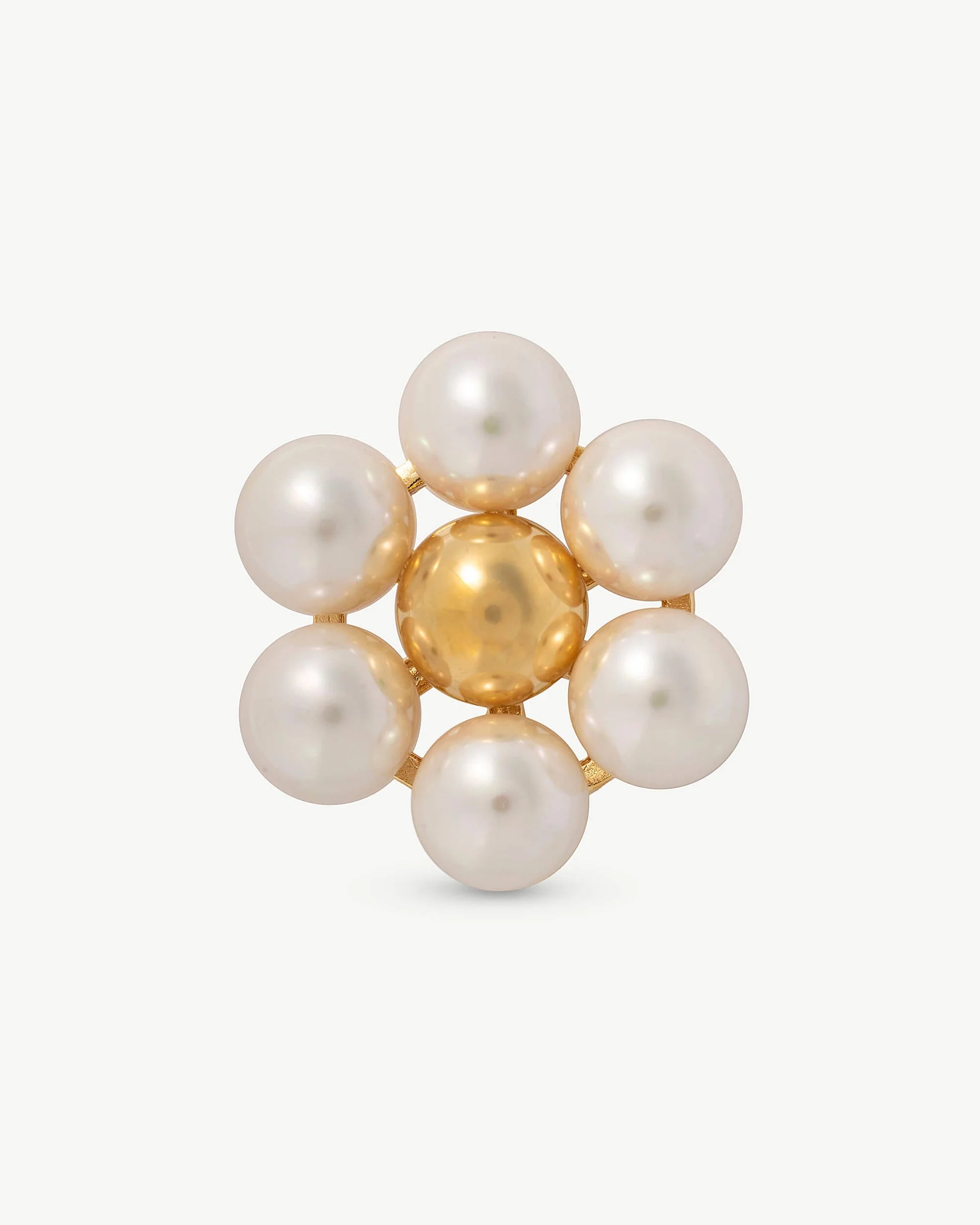 Broche Flor Perlas Blanco Kate – Santacreu Store