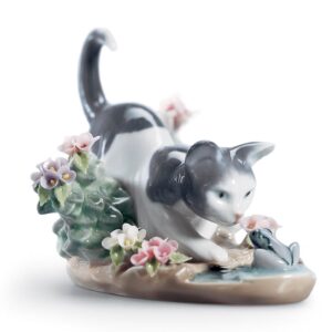 Figura El gato y la rana – Santacreu Store