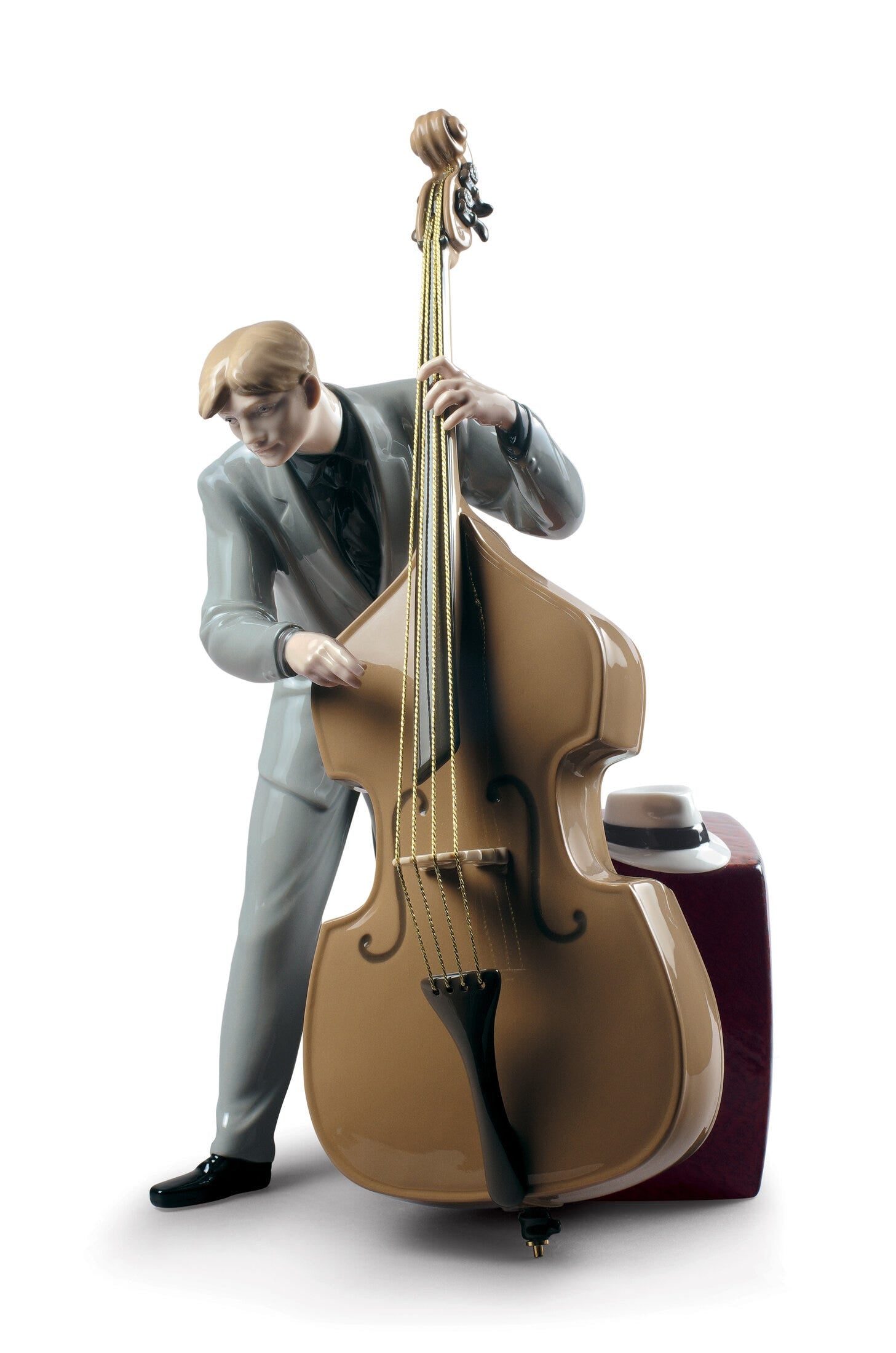 Figura músico Contrabajista de jazz – Santacreu Store