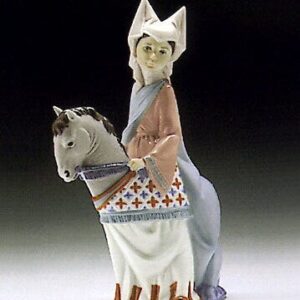 NIÑA MEDIEVAL A CABALLO – Santacreu Store