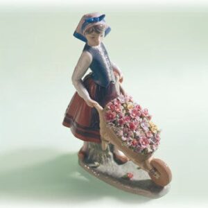 GALLEGUIÑA CON CARRETA DE FLORES – Santacreu Store