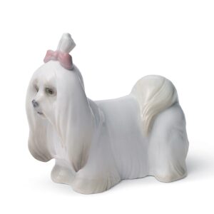 Figura perro Maltés – Santacreu Store