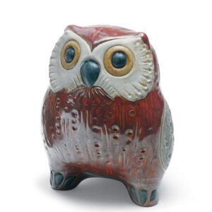 Figura Búho. Rojo – Santacreu Store