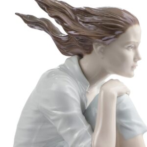Figura mujer Atardecer en el embarcadero – Santacreu Store