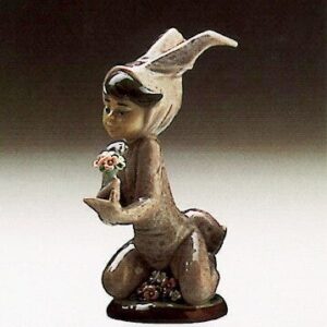 NIÑO CONEJITO FLORES SILV Brillo – Santacreu Store