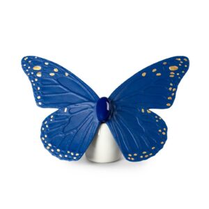 Figura Mariposa. Lustre oro y azul – Santacreu Store