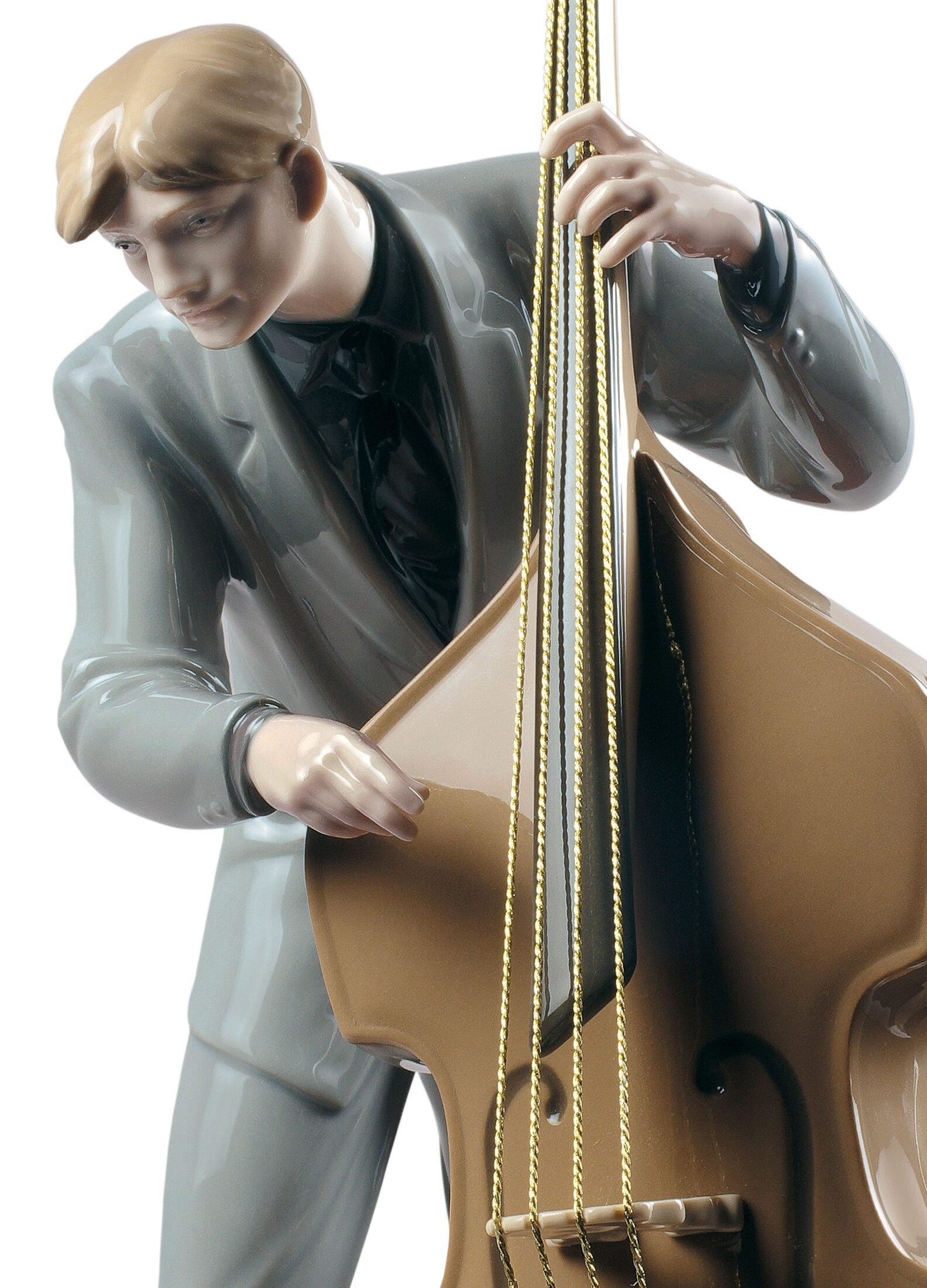 Figura músico Contrabajista de jazz – Santacreu Store