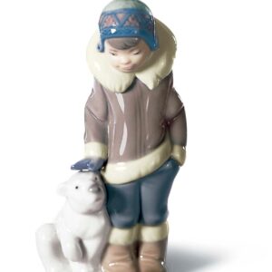Niño esquimal con osito Tipo 170 – Santacreu Store
