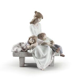 Figura madre e hijos Cansados de jugar – Santacreu Store