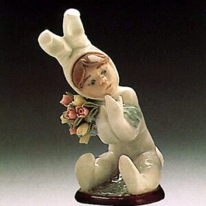 NIÑO CONEJITO TULIPANES Brillo – Santacreu Store