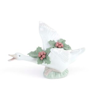 Pato rasante con acebo – Santacreu Store