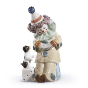 NIÑO PIERROT CON PERRITO Y CONCERTINA – Santacreu Store