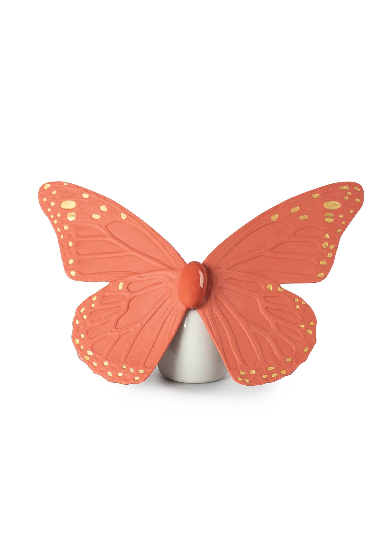 Figura Mariposa. Lustre oro y coral – Santacreu Store