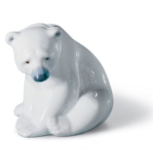 Figura Osito sentado blanco – Santacreu Store