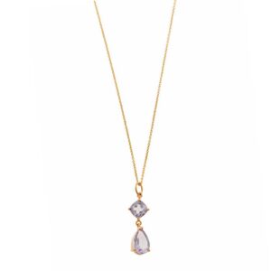 Collar chapado en dorado elegante – Santacreu Store