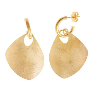 Pendientes chapados en dorado elegantes – Santacreu Store